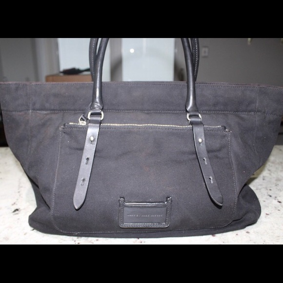 Black Marc By Marc Jacobs canvas tote bag - Picture 3 of 8